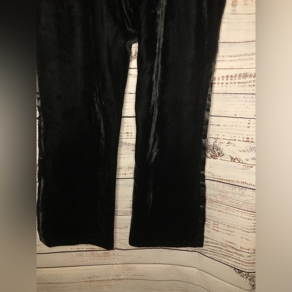 VENUS Black Velvet Satin Wide-Leg Pants size 18 NWOT - Picture 8 of 14